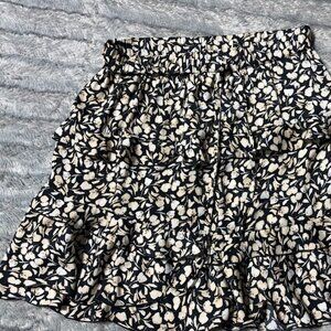 Who What Wear Floral Skirt Small